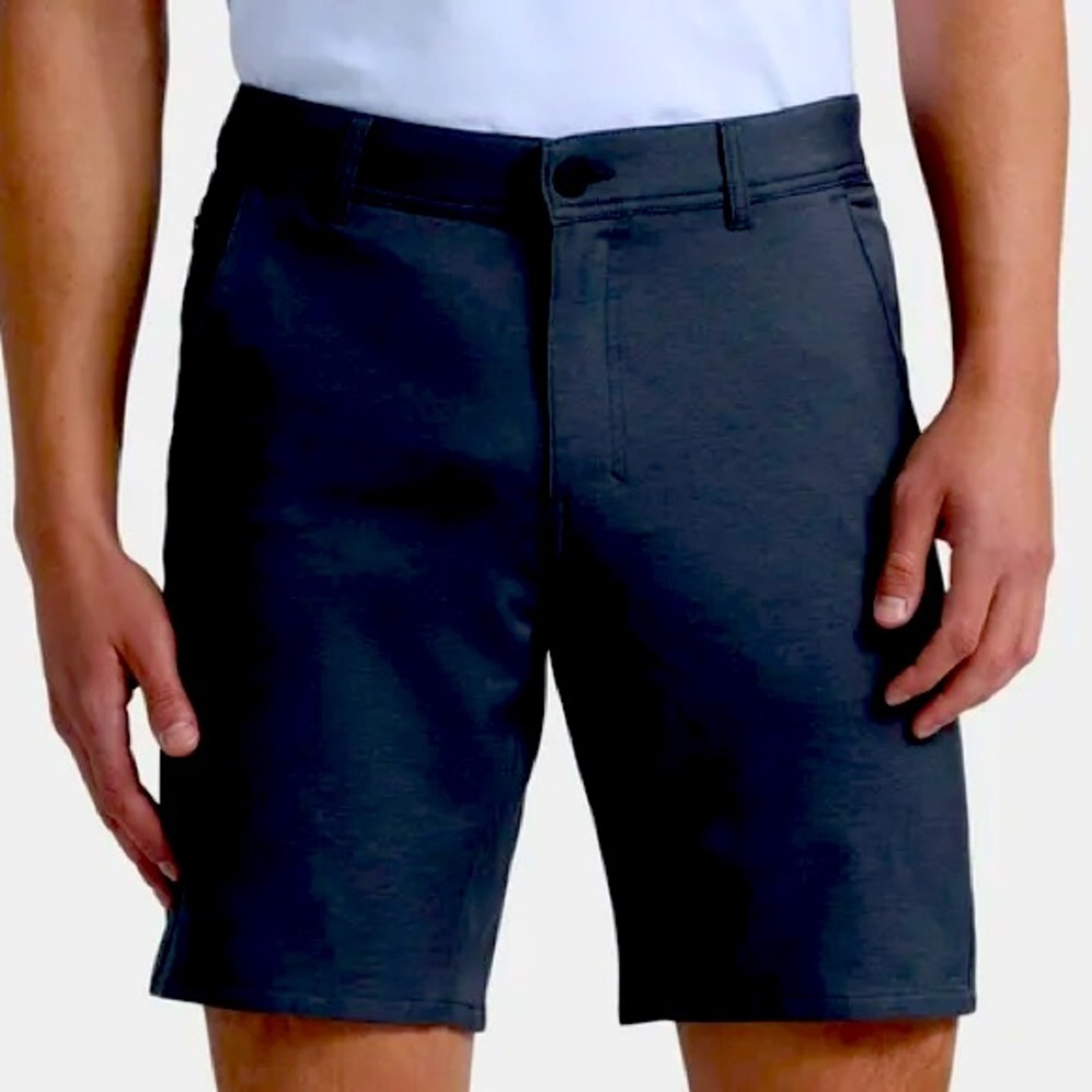 George 9” Black Hybrid Flex Twill Short 32 Waist NWT
